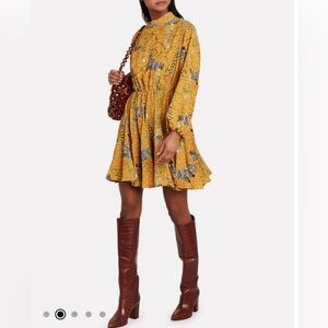 RHODE Caroline Serengeti Print Mini Dress Size S Like New